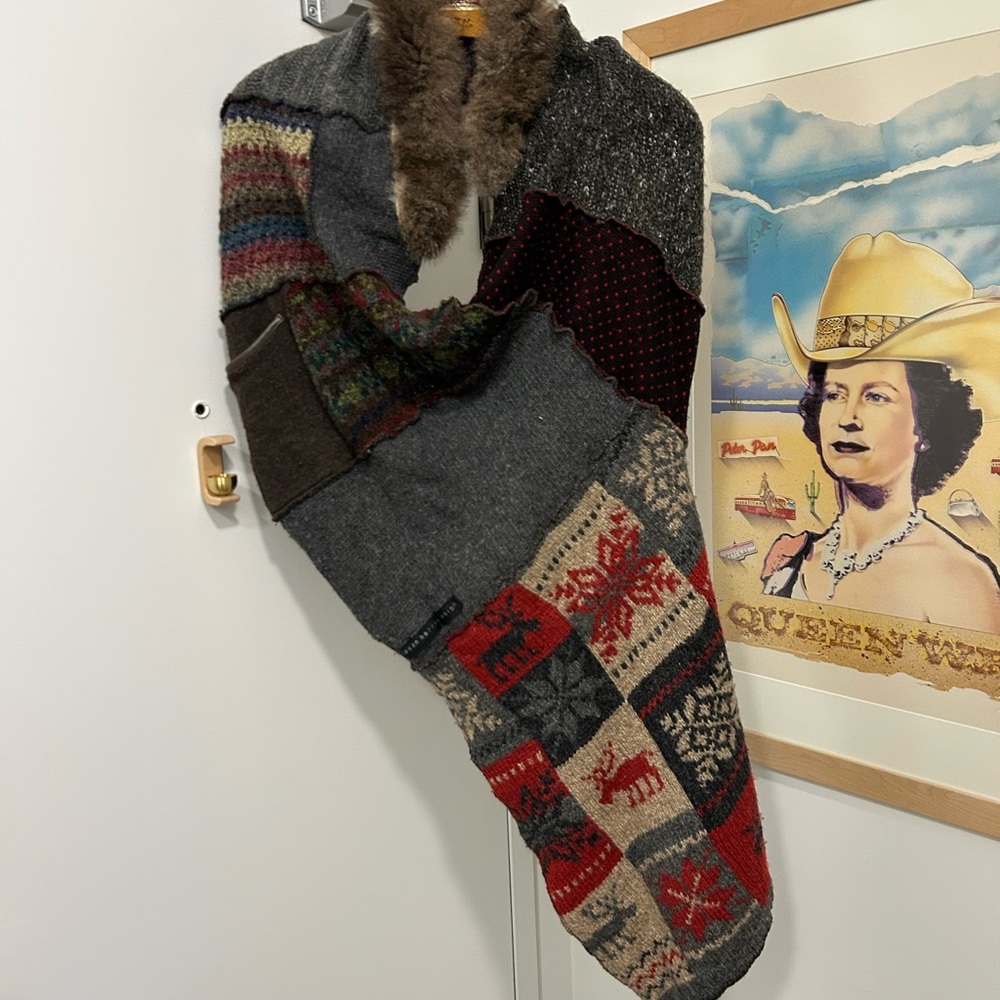 Multicolor Patchwork Sweater - Picture 2 of 3